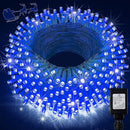 KNONEW 197FT 500 LED Christmas Lights Outdoor String Lights 8 Modes & Memory Fairy Light Plug in Waterproof LED String Lights for Xmas Yard Tree Wedding Party Holiday Decorations (Blue) by GreenHaven Gardens