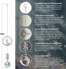 Cat Memorial Suncatcher - Lost of Cat Bereavement Gift Idea, Cat Loss Sympathy Gifts, Pet Memorial Gifts, Thoughtful Cats Remembrance Sun Catcher, Passing Away Remembrance Memory Gift by GreenHaven Gardens