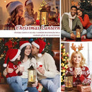 House & Garden Decoration,Christmas Lantern with 8 Pieces of Music,Sparkling Crystal Keep Circling Around The Snowman Families Music Box as a (Santa Claus) by CozyNest Decor