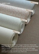 Baby Care Play Mat (Large, Hygge - Twig & Maze) 82'' x 55'' Original One-Piece Reversible Rollable Waterproof Play Mat for Infants, Babies, Toddler, and Kids by TinyTreasures Baby Boutique