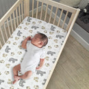 Lambs & Ivy Woodland Forest Animal Nursery 5-Piece Baby Crib Bedding Set - Gray by TinyTreasures Baby Boutique