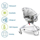 Enovoe Mosquito Net for Stroller - Bug Net for Stroller - Black Breathable Durable Polyester Mesh - Fits Strollers, Bassinets, Cradles, Playards - Pack N Plays Mini Cribs - Machine Washable by TinyTreasures Baby Boutique
