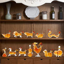 12 Chinese Zodiac Wine & Whiskey Decanter Set | Set of 12 Miniature Hand Blown Decanters | New Year Table Decoration, Constellation Glassware, Personalized Animal Red Wine Carafe Gift 150 ML