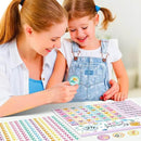 Reward Chart for Kids,Magnetic Behavior Chore Chart for Kids at Home,26 Mermaid Chore Charts,1960 Diamond Stickers,56 Reward Stickers,Incentive Chart to Develop Responsibility and Good Habits,Mermaid by CozyNest Decor