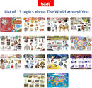 Interactive Sound Book for Kids Children,English Words Talking Book Activity for Toddler Age 3-5,Educational Learning Travel Toys for Boys Girls Birthday Gift 3 4 5 6 Year Old,Sensory Autism Toy by TinyTreasures Baby Boutique