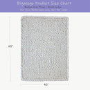 Bigacogo Chunky Knit Throw Blanket for Couch, 40x60 inches, 100% Hand Knitted with Thick Jumbo Chenille Yarn, Cozy Soft Large Rope Knot Cable Crochet Blankets for Sofa Bed Living Room, Goldenrod by CozyNest Decor