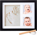 Little Hippo Baby Footprint Kit & Keepsake | Baby Handprint Kit | Baby Hand and Footprint Kit for Infant Gift, New Mom Gift (Black, Standard) by TinyTreasures Baby Boutique