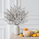 Sggvecsy 15 Pcs Babys Breath Artificial Flowers Gypsophila Bouquets Bulk Real Touch Fake Silk Flowers for Home DIY Floral Arrangement Table Centerpiece Fall Thanksgiving Autumn Decoration (Grey) by CozyNest Decor