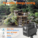 Submersible Water Pump 600GPH/35W Fountain Pumps with Flow Control, Pond Pump Submersible Outdoor with 10ft 3-Core Power cable for Hydroponics, Aquarium, Waterfall, Statuary, Water feature by GreenHaven Gardens