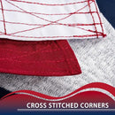 Texas Flag 8x12 ft Deluxe Super Tough Series, Heavy Duty Spun Polyester, All Weather TX Flag High Wind with Embroidered Stars, 4 Brass Grommets, Sewn Stripes, Durable Texas Flags Outdoor Outside by GreenHaven Gardens