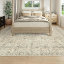 LIVEBOX Washable Area Rug 9x12 Rugs for Living Room Bedroom, Non-Slip Boho Neutral Carpet for Dining Room Office, Low-Pile Farmhouse Soft Carpets for Kids Nursery Room Playroom, Tan by TinyTreasures Baby Boutique