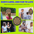 Magnetic Dart Board for Kids Indoor Outdoor Kids Games and Party Games, Christmas Birthday Gifts Toys for Boys Age 3-12 by TinyTreasures Baby Boutique