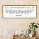LuZhiQiang For I am Persuaded Wall Decor Art 40"×15" Romans 8:38-39 Sign Bible Verse Scripture Christian Large Wood Framed Wall Hanging (Wood) by CozyNest Decor