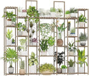 Bamworld Plant Stand Indoor 30 Pots Large Plant Shelf Wide Tall Outdoor Plant Holder Wood for Multiple Plants Plant Rack for Living Room Garden Balcony Flower by GreenHaven Gardens