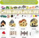172Pcs Miniature Fairy Garden Accessories Including 100Pcs Fixed Pins, modacraft Fairy Garden Kit Fairy House Animal Figurines Mini Landscape for Garden Dollhouse Potted Plant Bonsai Terrarium Décor by GreenHaven Gardens