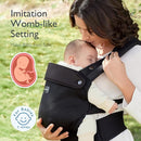 Momcozy Breathable Mesh Baby Carrier, Ergonomic and Lightweight Infant Carrier for 3-24 Months with Enhanced Lumbar Support, All Day Comfort for Hands-Free Parenting, Air Mesh-Black by TinyTreasures Baby Boutique