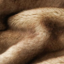 BATTILO HOME Luxury Ochre Faux Fur Throw Blanket, Soft Cozy Mink Fur Blanket for Couch, Sofa, Bed, Plush Warm Fuzzy Fall Fur Throw and Blankets for Home Decor, 50"x60" by CozyNest Decor