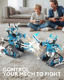 5 in 1 STEM RC Robot Building Kit, 398PCS APP & Remote Control Blocks DIY Engineering Robotics, Erector Science Set for Kids Age 6 7 8 9 10 11 12+, Educational Learn Toys Gift for Boys & Girls by TinyTreasures Baby Boutique