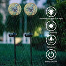 VCUTEKA Mosaic Solar Light, Solar Garden Decorative Lights Outdoor Waterproof LED Pathway Stake Light for Landscape Patio Yard Deck Walkway Decoration, 2 Pack by GreenHaven Gardens