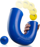 pindaloo Original Skill Game Toy with 2 Balls- Gifts for Kids and Adults Indoor & Outdoor Games, Ball Toys for Boys, Girls, & Teens - Gift Ideas, Fun Stuff, Develops Motor & Juggling Skills -Blue by TinyTreasures Baby Boutique