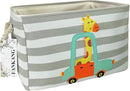 FANKANG Rectangular Laundry Basket Nursery Storage Fabric Storage Bin Storage Hamper,Gift Baskets(Giraffe) by TinyTreasures Baby Boutique