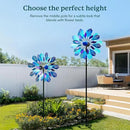 Wind Spinners for Yard and Garden, 84" Wind Spinners Outdoor Metal Extra Large, Wind Sculptures & Spinners with Stake, Yard Art Garden Decor Gift for Family by CozyNest Decor