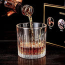 Whiskey Glasses Set of 4,Lead-Free Crystal Old Fashioned Glass,300ml Rocks Glass Tumblers for Drinking Bourbon,Cognac,Irish Whisky,Whiskey Gifts for Men by CozyNest Decor