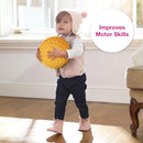 Edushape Original Sensory Ball - 7" Yellow Baby Ball Enhances Gross Motor Skills for Kids 6 Months & Up by TinyTreasures Baby Boutique