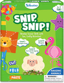 Skillmatics Scissor Skills Activity Book - Snip Snip, 25 Fun Cutting & Creative Activities for Preschoolers, 2 Child-Safe Scissors, Fine Motor Skills Craft Kit, Gifts for Kids Ages 3, 4, 5, 6, 7 by TinyTreasures Baby Boutique