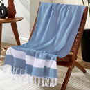 Blue Throw Blanket Bedroom Decor Living Room Accessories Sofa Couch Cover Chair Apartment Essential Home Finds Navy House Goods Nautical Kids Teen Boy Shark Lake Nursery Decoration Birthday Gift by TinyTreasures Baby Boutique