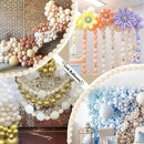Sand White Quick Link Balloons, 60PCS Linking Balloon for Making Balloon Wall Arch Chains, Cream Beige Linked Balloons for Wedding Birthday Baby Shower Engagement Graduation Party Decorations (10inch) by CozyNest Decor