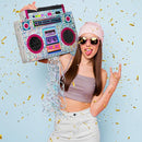 WERNNSAI Music Player Piñata - 80s and 90s Theme Party Decorations Piñata Bundle with Blindfold and Bat Music Piñata for Adults Kids Birthday Hip Hop Theme Party(12.5" x 16.5" x 3") by TinyTreasures Baby Boutique