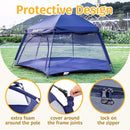 Alvantor Baby Playpen Play Yard 84"x84"x44”Large Pop Up Playpen Foldable Play Tent Indoor & Outdoor Kids Tent Lightweight Safe Space Canopy for Infants Toddlers Pets, Navy by TinyTreasures Baby Boutique