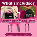 Puro Sound Labs JuniorJam Plus Volume-Limiting Wireless Bluetooth Headphones for Kids, Secure Audio with Adjustable On-Ear Design, 22-Hour Battery, Ideal for Tablets, Smartphones & PCs - Pink by TinyTreasures Baby Boutique