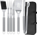 BBQ Grill Tools Set 16-inch Heavy Duty, 6 Pcs- Barbecue Utensils Kit for Camping, Kitchen, Outdoor Cooking,Suitable as a Gift for Men, Fathers, Friends by GreenHaven Gardens