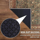 Keen Home Design 2x10 Rug - Machine Washable Runner with Non-Slip Backing, Ideal for Hallway, Entryway, Kitchen, Laundry Room - Vintage, Easy Clean, Durable, Low Pile Rug - (2'6" x 10') by CozyNest Decor