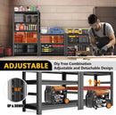 63" Heavy Duty Garage Shelving, 5-Tier Adjustable Storage Shelf, 2000lbs Capacity for Kitchen Garage Warehouse Organization by GreenHaven Gardens