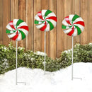 Windmill Decoration，Outdoor Metal Stakes, Wind Catcher Spinner Garden Stakes, Outdoor Wind Spinners, Yard Patio Decoration, Set of 3 by GreenHaven Gardens