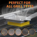 ENLOY Copper Wire Grill Brush Replacement Head, Grill Cleaning Bristle Brush with 4 Screws, BBQ Cleaning Replacement Brush Head for Gas, Porcelain, Ceramic, Cast Iron, Stainless Steel Grills and More by GreenHaven Gardens