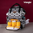 Wrangler Diaper Bag Backpack Aztec Travel Backpack Purses Western Multi-Function Baby Bags for Mom with Waterproof Insulated Pockets by TinyTreasures Baby Boutique
