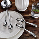 KEAWELL Premium 20/45/65 Piece Louis Hammered Silverware Set with Squared Edge, 18/10 Stainless Steel, Service for 4/8/12, Fine Flatware Set, Dishwasher Safe (20) by CozyNest Decor
