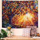 Lunerfex Tree of Life Tapestry Stained Glass Tapestry Wall Decor Tapestries for Bedroom Art Tapestries Wall Hanging for Bedroom Living Room Glass-Tree-03 70"x90" by CozyNest Decor