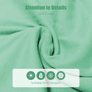 SWEET DOLPHIN Baby Sleep Sack 12-18 Months - 100% Cotton 2-Way Zipper TOG 0.5 Infant Wearable Blanket, Newborn Essentials Toddler 3 Pack Sleeping Sacks - Green by TinyTreasures Baby Boutique