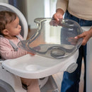 Ingenuity SmartClean Trio Elite 3-in-1 Convertible Baby High Chair, Toddler Chair, and Dining Booster Seat, For Ages 6 Months and Up, Unisex - Slate by TinyTreasures Baby Boutique