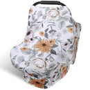Rquite All-in-1 Car Seat Cover Baby, Carseat Covers for Girl Boy, Stretchy Soft Infant Car Seat Cover, Multi-use Baby Carrier Cover, Car Seat Canopy, Stroller Sun Shade, Nursing Breastfeeding Cover by TinyTreasures Baby Boutique