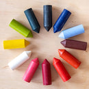 Beeswax Crayons 12 Vibrant Colors | 100% Natural & Eco-Friendly | Safe for Toddlers 1-3 by TinyTreasures Baby Boutique