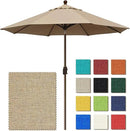 EliteShade USA 10-Year-Non-Fading 9Ft Market Umbrella Patio Umbrella Outdoor Table Umbrella with Ventilation, Heather Beige by GreenHaven Gardens