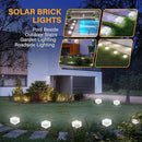 Solar Brick Lights - Outdoor Waterproof Patio & Garden Decor (6 Packs for Patio, Yard, Walkway, Pathway) by CozyNest Decor