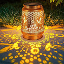 Hummingbird Solar Lanterns Outdoor Garden Decor, Birthday Gifts for Women Mom Grandma Hanging Metal Solar Lights Waterproof Decoration LED Lantern with Shepherd Hook for Outside Garden Yard Patio Lawn by GreenHaven Gardens