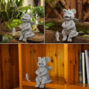 Goodeco Dragon Statue Garden Decor - Adorable Baby Fishing Dragon Figurines Outdoor Statues for Koi Pond/Fairy Garden Accessories,Gardening Gifts for Women 5.1 * 8.5 in by GreenHaven Gardens